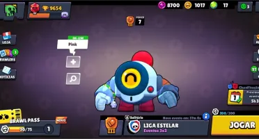 Conta de Brawl Stars com Shelly Estelar