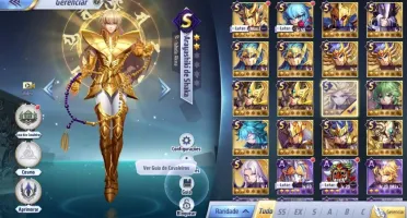 SAINT SEIYA AWAKENING - COM GEMAS AVANÇADAS E LIVROS