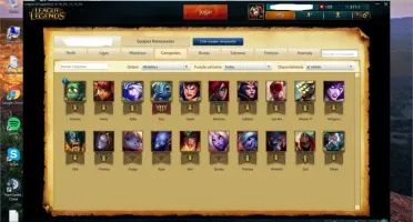 Conta lol - ouro 5 varias skins