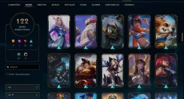 CONTA DE LOL LVL 278 - 122 SKINS