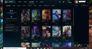 CONTA UNRANKED 23 CHAMPZ 3 SKINS!