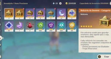 Cyno com bis+ Mona+ Qiqi + memórias da poeira(5* weapon)