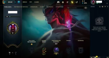 CONTA LOL UNRANKED - LVL 30