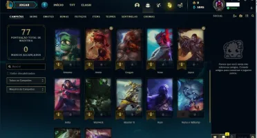 CONTA LOL UNRANKED - LVL 30