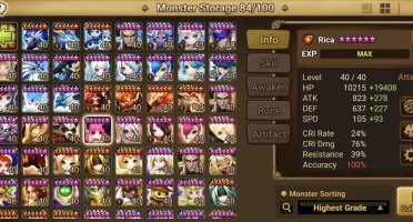 Summoners War Global com Asima Kinki Teshar Rica Psama Moore