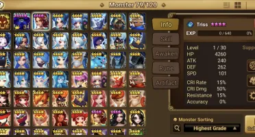 Summoners War Global com Asima Kinki Teshar Rica Psama Moore