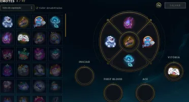 Conta unranked level 38, 4 skins 28 champs