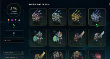 Conta League Of Legends - Nível 707, 913 Skins