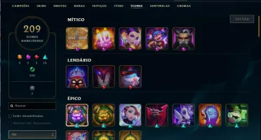 Conta league of Legends +150 skins