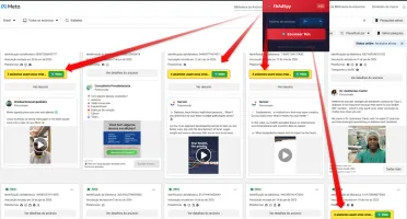 Extensão para Mapear a Biblioteca de Anúncios do Facebook