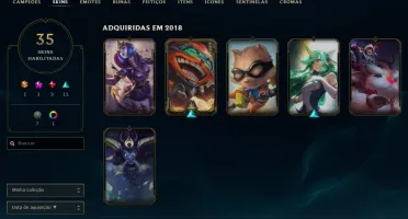 Conta League of Legends platina 4