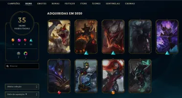 Conta League of Legends platina 4