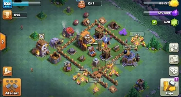 Conta CLASH OF CLANS - CV9 SEMI FULL