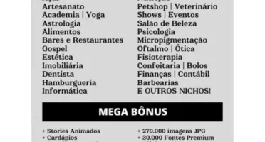 Posts Prontos + 12.000 Mega Pack + 500.000 Mega Bônus
