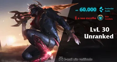 contas smurfs league of legends nivel 30