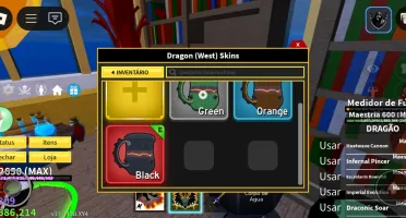 Conta com dragon perm e notificador de fruta