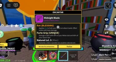 Conta com dragon perm e notificador de fruta