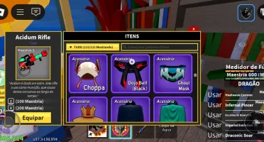 Conta com dragon perm e notificador de fruta