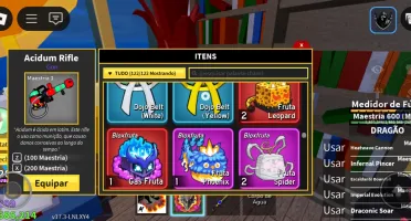Conta com dragon perm e notificador de fruta
