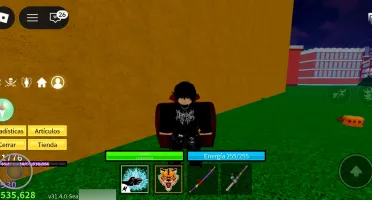 Conta de blox fruta level 1776 com a tigre