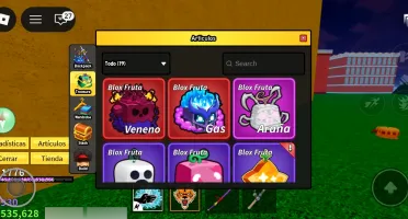 Conta de blox fruta level 1776 com a tigre