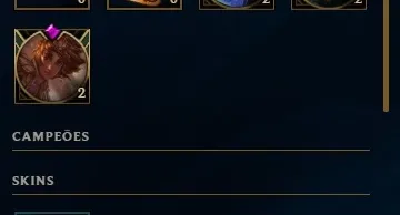 CONTA LEAGUE OF LEGENDS (ELO PLAT, 10 SKINS, 40 CHAMPS)