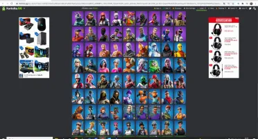conta de fortnite muito dinheiro gasto 268 skins
