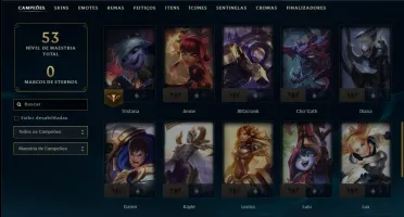 Esmeralda 4 com 45 Champs e 12 Skins