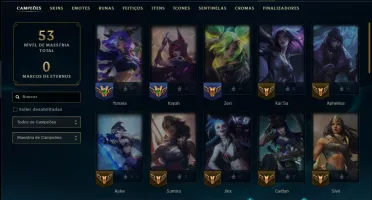Esmeralda 4 com 45 Champs e 12 Skins