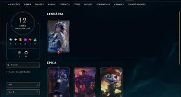 Esmeralda 4 com 45 Champs e 12 Skins