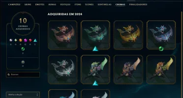 Esmeralda 4 com 45 Champs e 12 Skins
