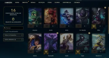 Conta Diamante 4 Lol Smurf
