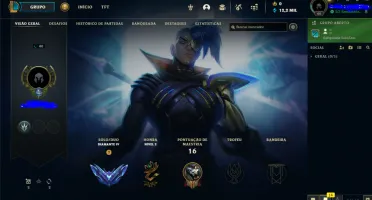Conta Diamante 4 Lol Smurf