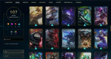 Fullacesso - Conta De 2016 - 107 Skins - Level 393 - 165 Cam
