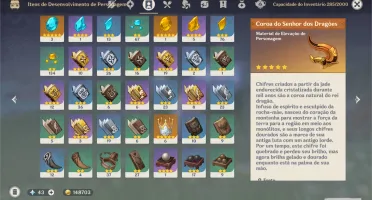 AR56 F2P: XIAO HUTAO EULA VENTI ZHONGLI QIQI + 4 ARMAS 5*