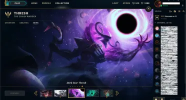 Conta League of Legends lvl 30 com skin Vayne Ladra de Almas