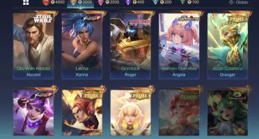 Conta Mobile Legends 390 skins