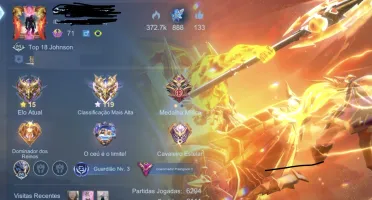 Conta Mobile Legends 390 skins
