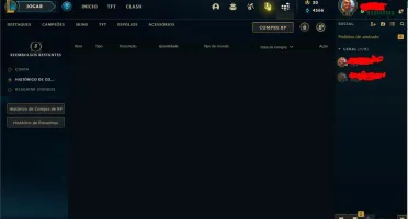 CONTA UNRANKED (EX OURO 4), COM 34 CAMPEÕES E 4 SKINS LVL 57