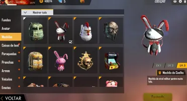 Conta de Free Fire angelical lvl 73 todos os passes