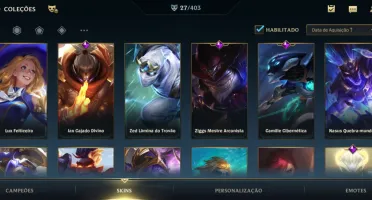 Conta Wild rift mestre