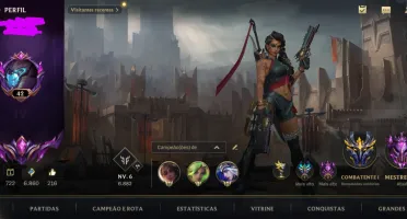 Conta Wild rift mestre