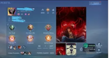 Conta de mobile legends