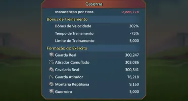 Conta pré t4 lords mobile