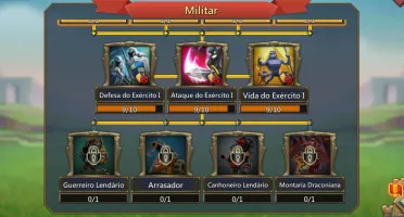 Conta pré t4 lords mobile
