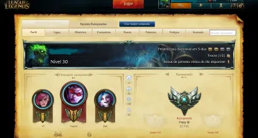 CONTA PRATA 3 / 50 CAMPEOES / 3 SKINS / 3 PAG DE RUNAS