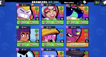 Conta Brawl Stars Full