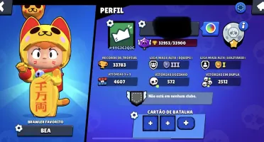 Conta Brawl Stars Full