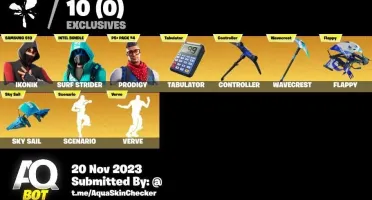 Conta Fortnite (Ikonik, picareta viúva negra e muito mais)