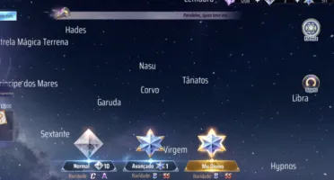 Conta Saint Seiya Novo Servidor A140